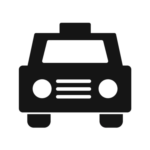 Icono Taxi Vector Ilustración — Archivo Imágenes Vectoriales