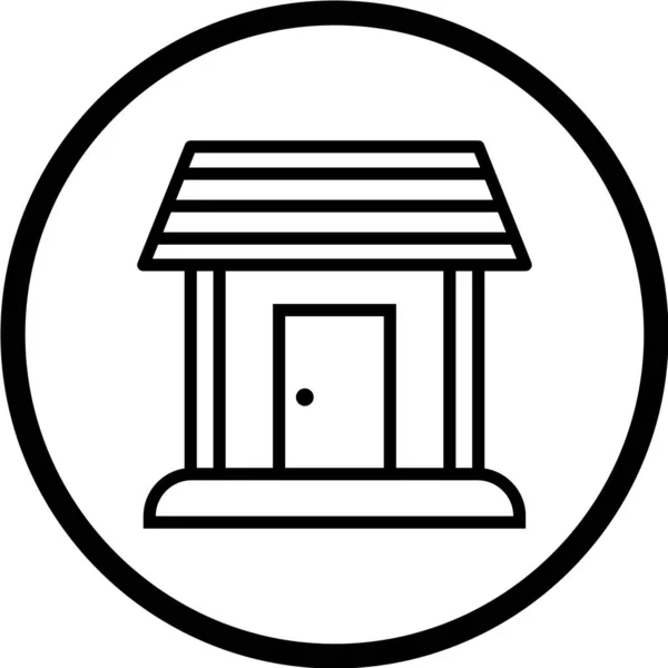 Vektor Illusztrációja Home Icon — Stock Vector
