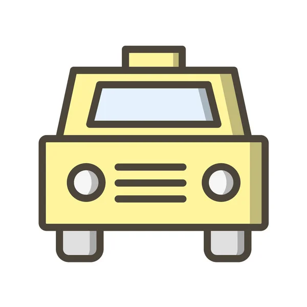 Taxi Symbol Vektor Illustration — Stockvektor