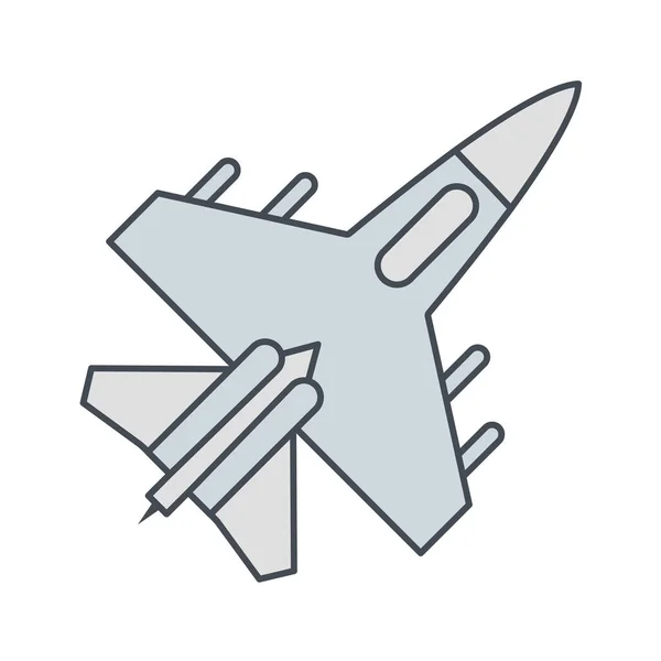 飛行機のアイコンベクトル図 — ストックベクタ