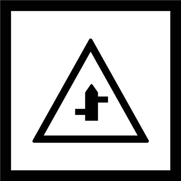 Pictogram Verkeersbord Vectorillustratie — Stockvector