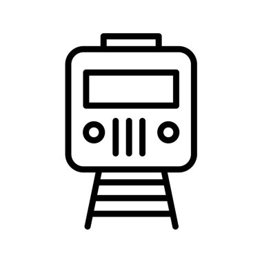 tren simgesi vektör illüstrasyonu