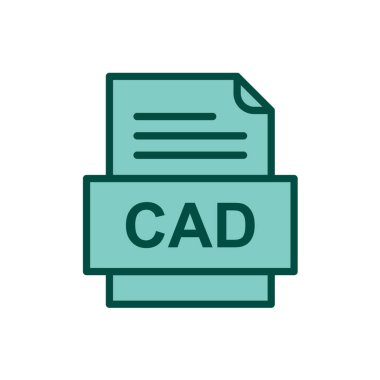 dosya biçimi simgesi, vektör illüstrasyonu