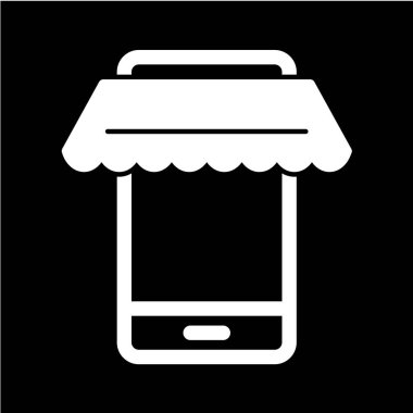 Alışveriş poşeti ikon vektör illüstrasyonu