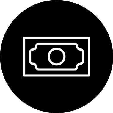 Dolar simgesi, vektör iilüstrasyonu