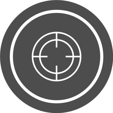 hedef simgesi. vektör illüstrasyonu