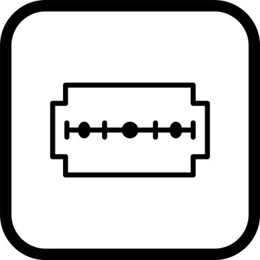 Bıçak Simgesi Moda Biçimi İzole Arkaplan