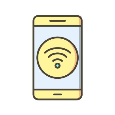 Mobil Uygulamalar konsept vektör çizimi beyaz arkaplan üzerinde 