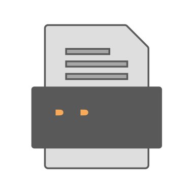 dosya biçimi vektör illüstrasyonuName