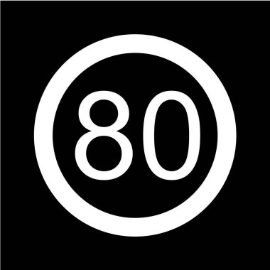 Bu üç sayının tek sayısının vektör illüstrasyonu 