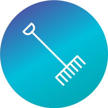 bahçe aracı web simgesi vektör illüstrasyonu 