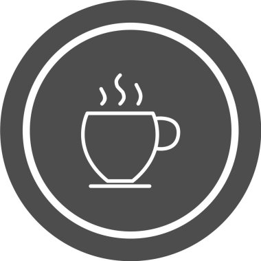 kahve fincanı vektör simgesi