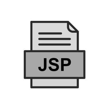 dosya biçimi simgesi, vektör illüstrasyonu