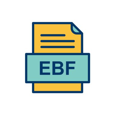 tipik dosya biçimi vektör illüstrasyonu 