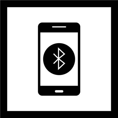 akıllı telefon ekran vektör çizimi, basit simge