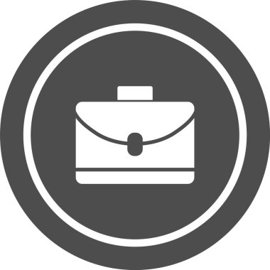 Moda Biçiminde Portföy Simgesi İzole Arkaplan