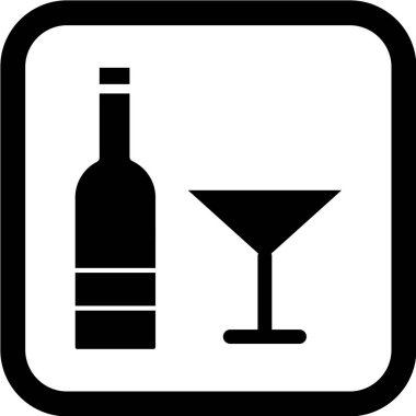  Gıda ve içecek Web ikonu vektör illüstrasyonu