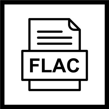 dosya biçimi simgesi, vektör illüstrasyonu