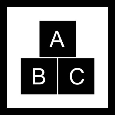 Modern eğitim ikonunun vektör illüstrasyonu