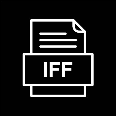 dosya biçimi simgesi, vektör illüstrasyonu