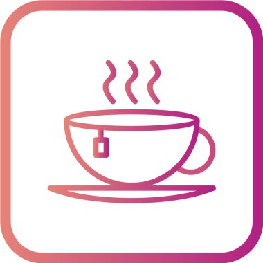 kahve fincanı vektör simgesi