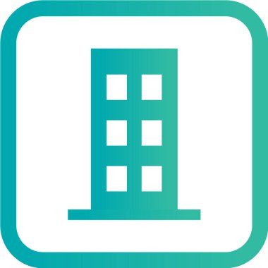 Modern yapı simgesinin vektör illüstrasyonu