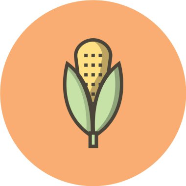  Gıda ve içecek Web ikonu vektör illüstrasyonu