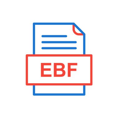 dosya biçimi simgesi, vektör illüstrasyonu