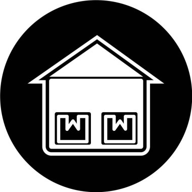 Ev simgesi vektör illüstrasyonu