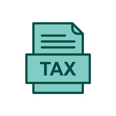 dosya biçimi simgesi, vektör illüstrasyonu