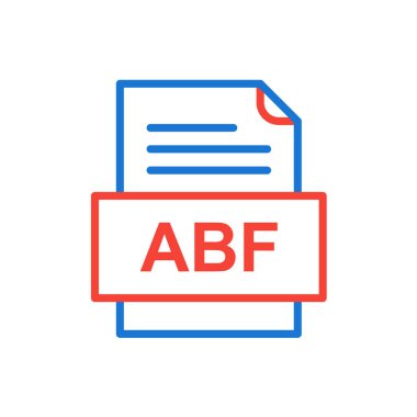 dosya biçimi simgesi, vektör illüstrasyonu