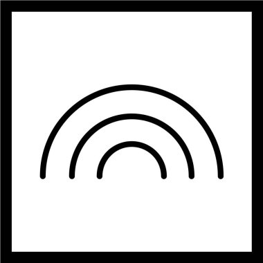 Kablosuz ağ ikonu, vektör illüstrasyonu. düz tasarım biçimi