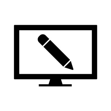 bilgisayar simgesi vektör illüstrasyonu