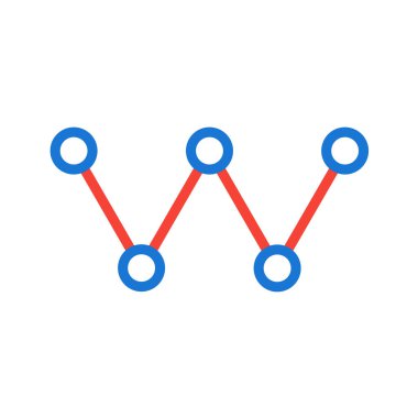 Molekül yapısı simgesi, vektör illüstrasyonu