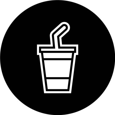  Gıda ve içecek Web ikonu vektör illüstrasyonu