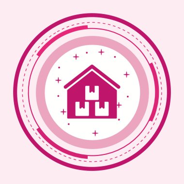 Depo Simgesi Moda Biçimli Ayrı Arka Gruplandırılmış