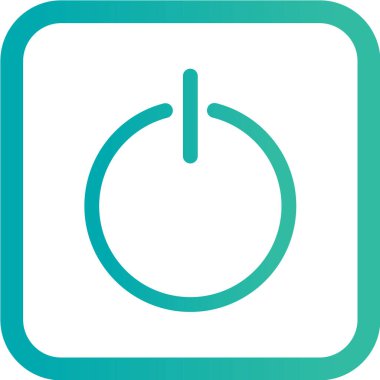 güç simgesi vektör illüstrasyonu