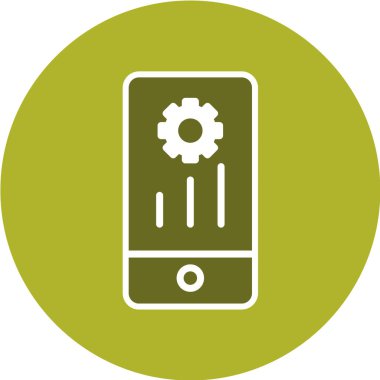 cep telefonu simgesi. vektör illüstrasyonu