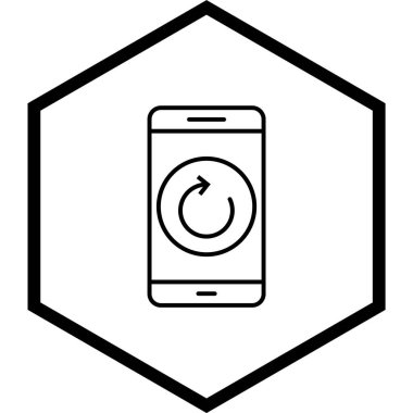  Mobil Uygulama Simgesini İzole Edilmiş Arkaplanda Sıfırla