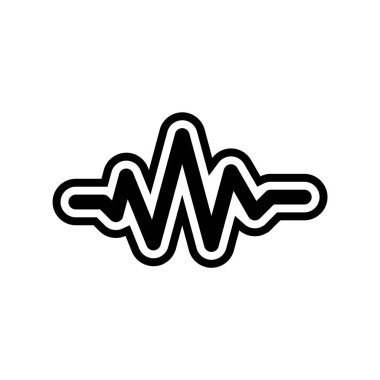 Ses Simgeyi Moda Biçiminde Yalıtılmış Arkaplanda Yendi