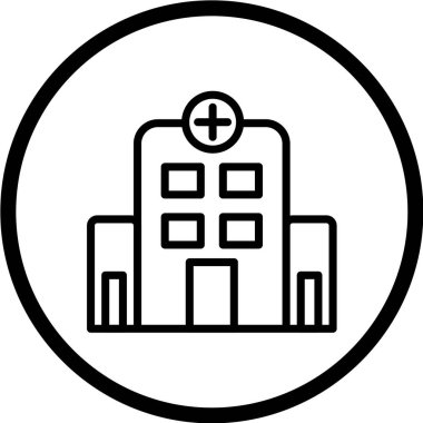 tıbbi düz simge, vektör iilüstrasyonu