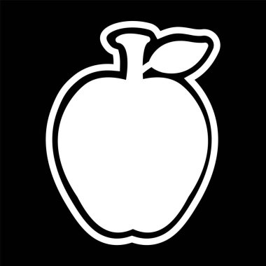 Moda Biçiminde Apple Simgesi İzole Arkaplan