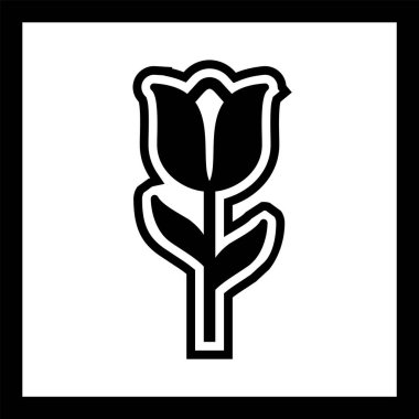  Lale Simgesi Moda Biçiminde İzole Arkaplan