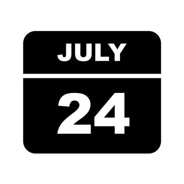 Takvim İmza Simgesi, vektör illüstrasyonu