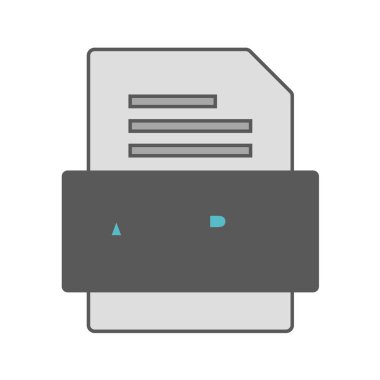 dosya biçimi vektör illüstrasyonuName