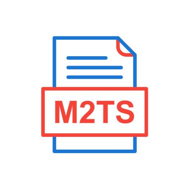 dosya biçimi simgesi, vektör illüstrasyonu