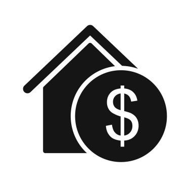 Emlak simgesi vektör illüstrasyonu 