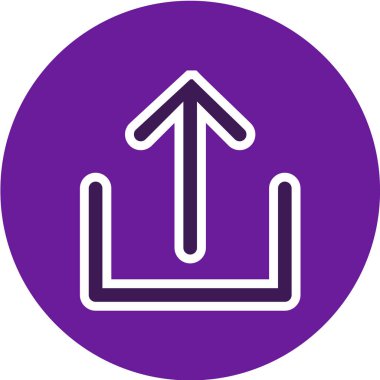 Multimedya düz simgesi beyaz arkaplanda izole edildi