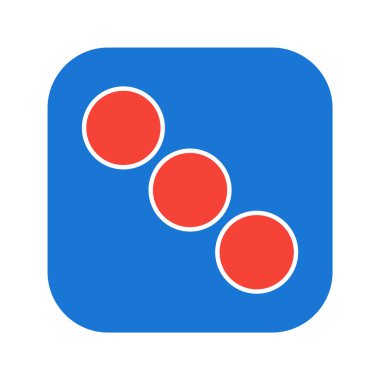 Zar Üç Simgesi Stili İzole Arkaplan