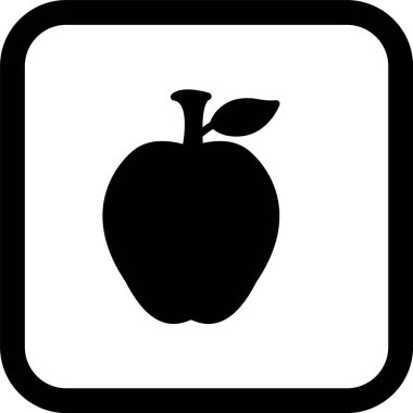 Moda Biçiminde Apple Simgesi İzole Arkaplan